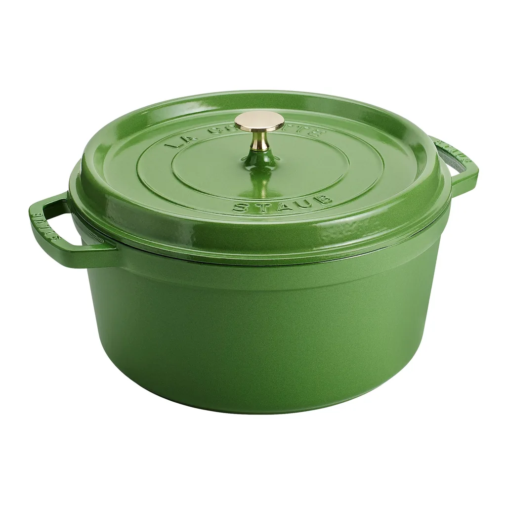 c0780322-988c-43fd-ac18-08313de63e2c.jpg Staub - Cast Iron Round Dutch Oven, Made in France, 7-qt - Pistachio