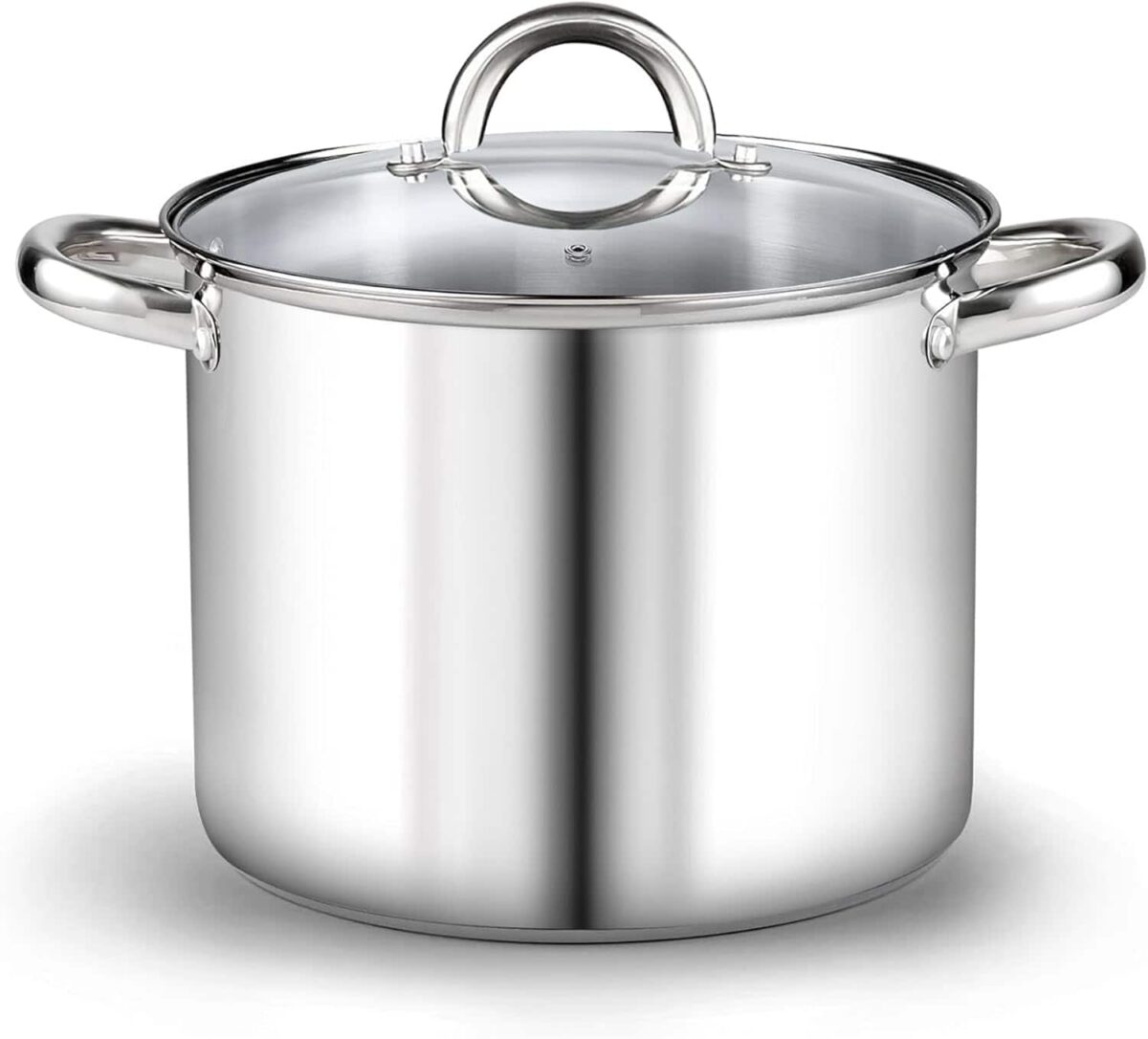 c2245c1c-508e-46ef-ac6d-c6d8f64925b6.jpg Cook N Home - Basics 12QT S/S Stock Pot with Lid, Sturdy Handle, Even Heating, Oven & Dishwasher Safe, for Canning, Boiling - STAINLESS STEEL
