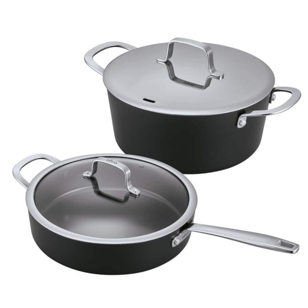 c25aaadb-01fd-400e-8330-f0d662bf206d.jpg Alva - Maestro Ceramic Nonstick 4-Piece Cookware Set - Black