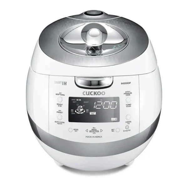 c2bec4df-54fc-40c2-8f4b-d4d9109e2f48.jpg Cuckoo CRP-BHSS0609F 6-Cup (Uncooked) / 12-Cup (Cooked) Induction Heating Pressure Rice Cooker with Nonstick Inner Pot – White