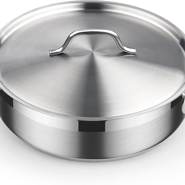 c552acab-8e0d-44c3-ba95-cca0efc63773.jpg Cooks Standard - Professional 4qt S S Sauté Pan w Lid, Deep Frying Pan Chefs All Purpose Skillet With Lid, induction Dishwasher Oven Safe - Stainless Steel
