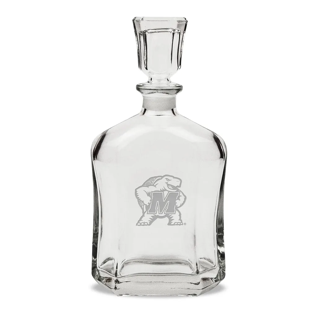c70a55d0-6977-4c6a-a3c9-6c9c911235aa.jpg Jardine - Maryland Terrapins 23.75oz. Crystal Decanter - Multicolor