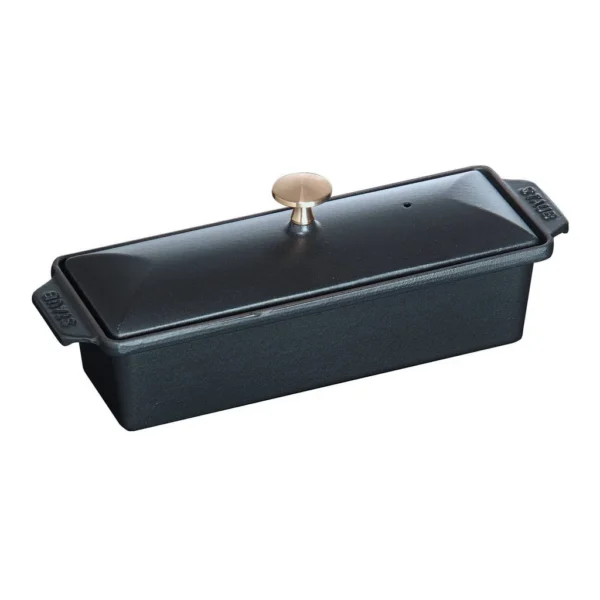 c80b4592-4c72-4400-a71e-8df9ac0baccb.jpg Staub - Cast Iron 1.5-qt Large Rectangular Terrine - Matte Black