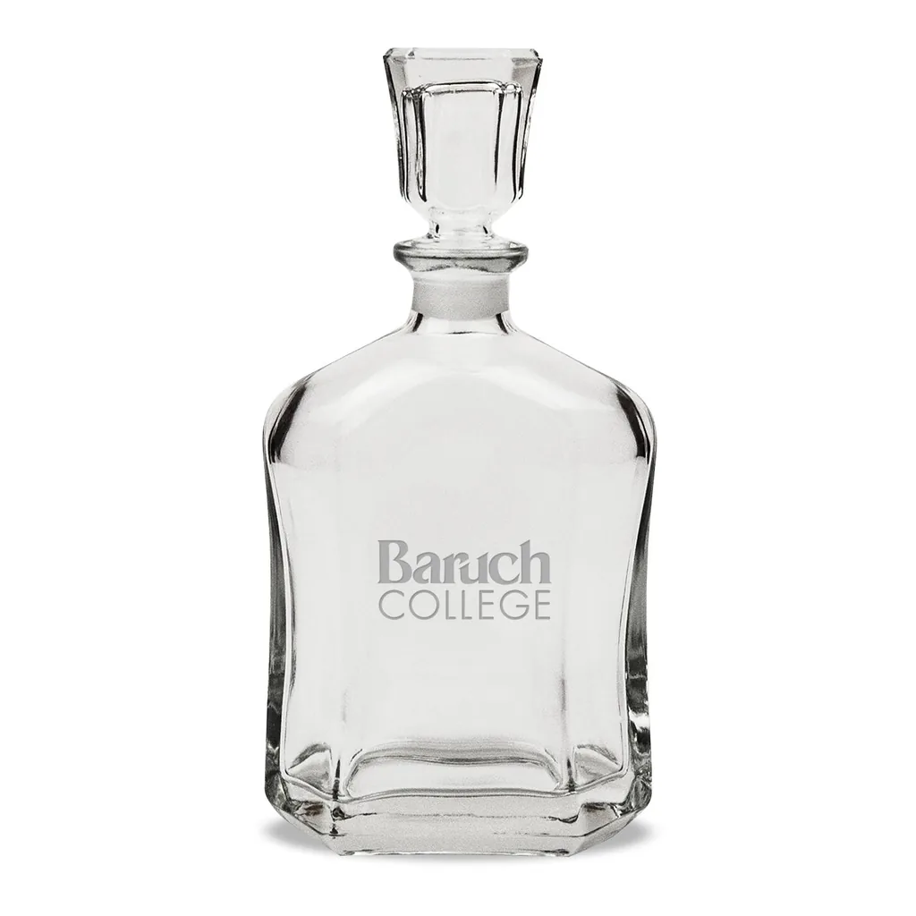 c8d788b7-e97a-497e-b2af-44b7341f8c10.jpg Jardine - CUNY Baruch College 23.75oz. Crystal Whisky Decanter - Multicolor