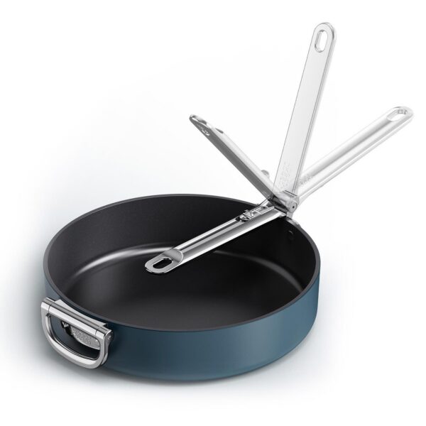 c91675ea-6432-4346-ae8a-6d419adb65a7.jpg Joseph Joseph - Space Ceramic Non-stick 11" Frying Pan with Folding Handle - Blue