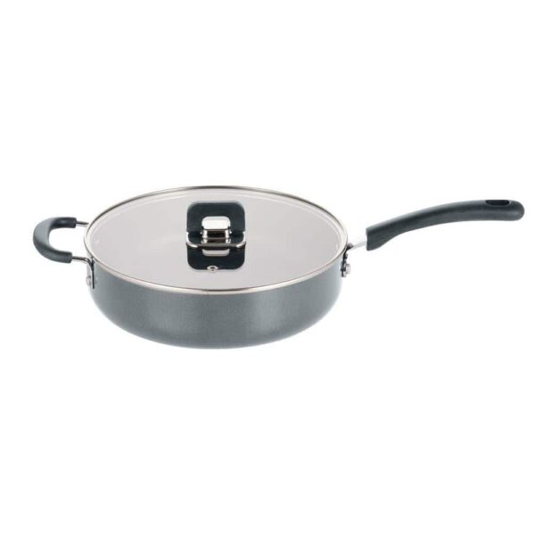 cc81d26a-14aa-414a-be99-292b5f4483f0.jpg 3.7Qt Sauté Pan with Lid, Non-Stick Stylish Kitchen Cookware, Works with NCCWSTKGRY (NCWSTKGRYSAU37)