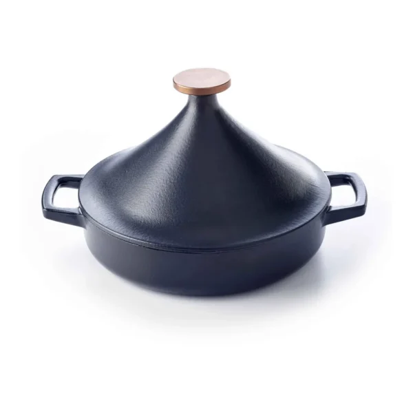 ccee1f5a-7ecf-44b4-96e8-4f763d183aef.jpg Alva - Nori Enameled Cast Iron Moroccan Tagine, 3-Qt - Black