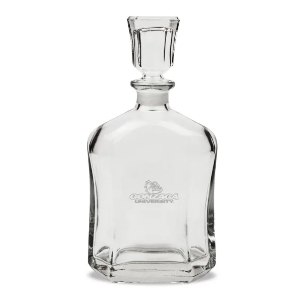 ced2b143-3850-418e-862b-dbb10d356f88.jpg Jardine - Gonzaga Bulldogs 23.75oz. Crystal Whiskey Decanter - Multicolor