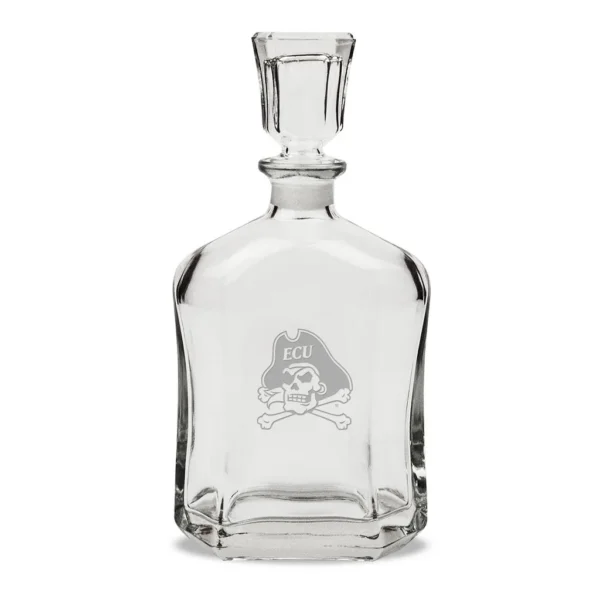 cf7554e1-d1a0-4612-a832-fb0e8b202e90.jpg Jardine - ECU Pirates 23.75oz. Crystal Whiskey Decanter - Multicolor