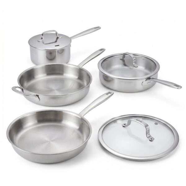 d0069b4b-950e-49e7-b1ac-6dc7e975efe3.jpg Alva - Maestro 7-Piece 5-Ply Stainless Steel Cookware Set, Induction Ready, Oven Safe to 500°F - Silver