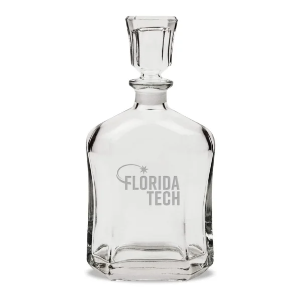 d0cf4912-9154-4b47-a47c-98a51eb76a6b.jpg Jardine - Florida Tech Panthers 23.75oz. Crystal Whisky Decanter - Multicolor