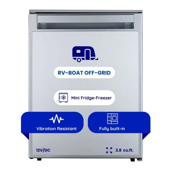d172349b-af88-4001-a934-afbc38b7729b.jpg Equator - 12V/DC Mini-Fridge Freezer 2.8cf for RV BOAT OFF-GRID Compact Small Refrigerator Anti Corrosion - Silver