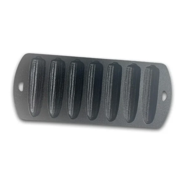 d18cd50c-2798-453c-b010-a791a5b79522.jpg Bayou Classic - 12 x 5 Inch Heavy Duty Cast Iron Cornbread Pan with 7 Molds - Black