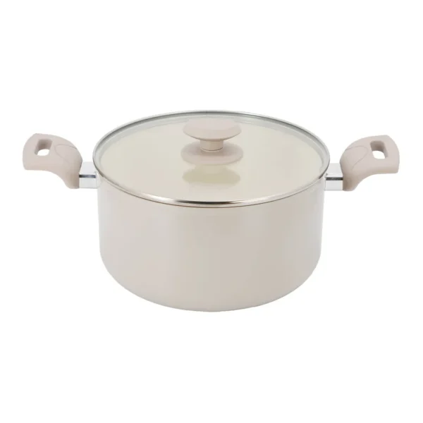 d2645ae7-d1d7-47cb-9ea4-31160417291b.jpg Oster - Sutterville Choice 6 Quart Ceramic Nonstick Aluminum Dutch Oven with Lid - Beige