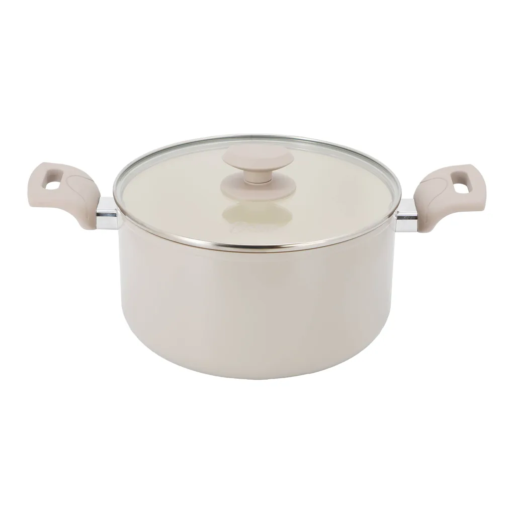 d2645ae7-d1d7-47cb-9ea4-31160417291b.jpg Oster - Sutterville Choice 6 Quart Ceramic Nonstick Aluminum Dutch Oven with Lid - Beige