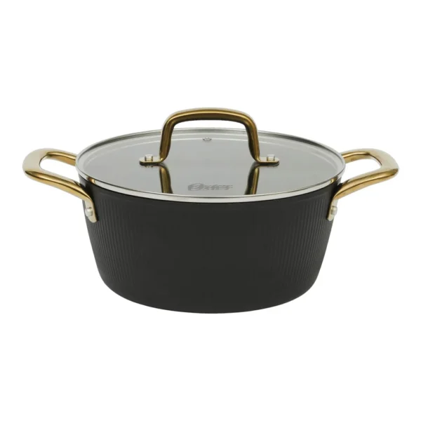 d2c97087-1ff5-404f-8b63-41f202611c14.jpg Oster - Abbottsford 7 Quart Nonstick Aluminum Dutch Oven with Glass Lid - Black