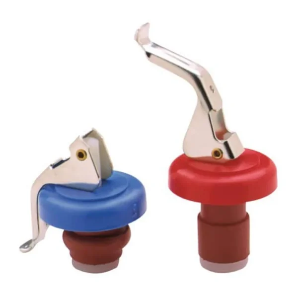 d39afdfe-365f-486d-bbfa-aba893929889.jpg Norpro - 3 Piece Air Tight Bottle Stopper Set for Wine and Liquor Bottles - Multi-Colored