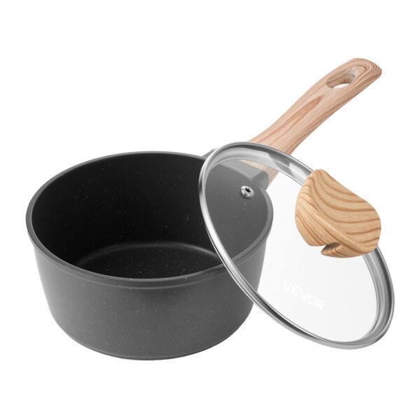 d51e7340-671f-410d-996a-1b09f3d38dce.jpg VEVOR - 1.5 QT Saucepan, Nonstick Saucepan with Tempered Glass Lid, Multipurpose Cooking Sauce Pot with Detachable Handle - Black