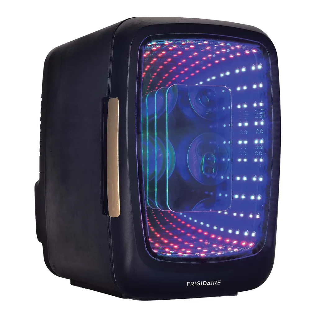d53273d5-a1b7-447b-a732-6644081c3acc.jpg Frigidaire - 6-Can Retro Gaming Light-up Portable Beverage Mini Fridge EFMIS179 - Stealth