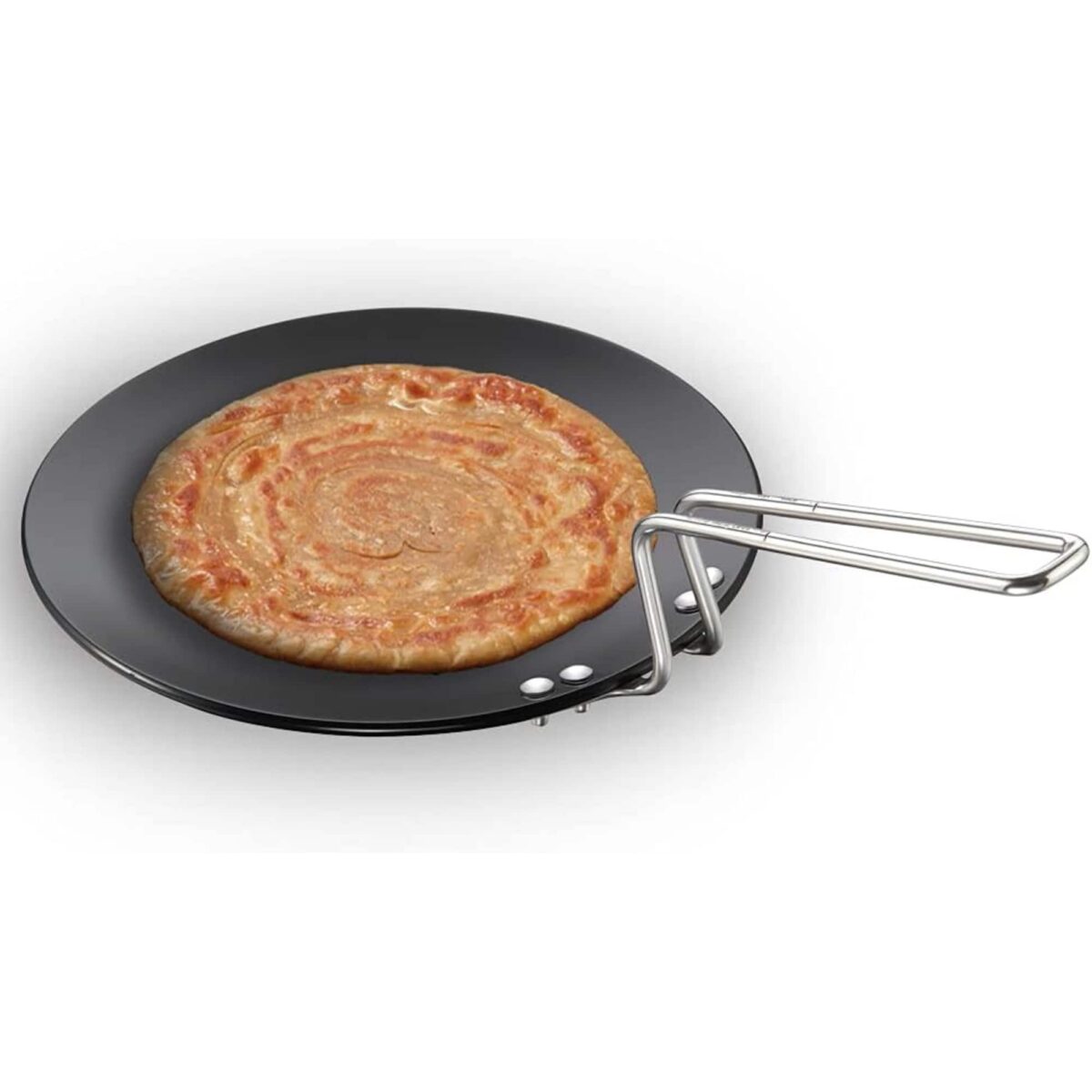 d5f13de0-710f-4617-b4a3-0325fc35aafa.jpg Hawkins - AT28 11 Inch Hard Anodised Tava Griddle - Black