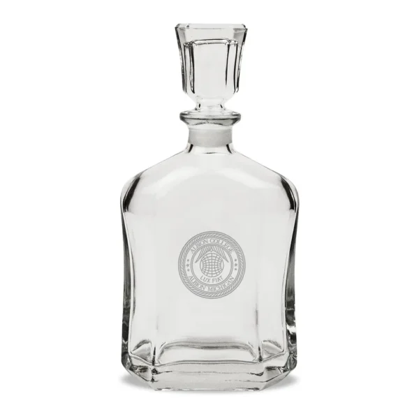 d6578b98-456a-4960-b28d-08e6c8b4d66d.jpg Jardine - Albion Britons 23.75oz. Crystal Whisky Decanter - Multicolor