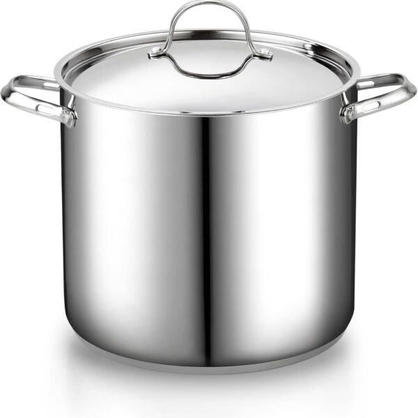 da51afbd-698b-4de4-934d-9f18ce6c70fb.jpg Cooks Standard - Mega Stock Pot - Large Cooking Pot 24qt - Stainless Steel