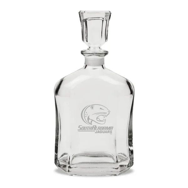 dc45133b-2904-4608-b2c3-5bd5eb721ccc.jpg Jardine - South Alabama Jaguars 23.75oz. Crystal Whisky Decanter - Multicolor