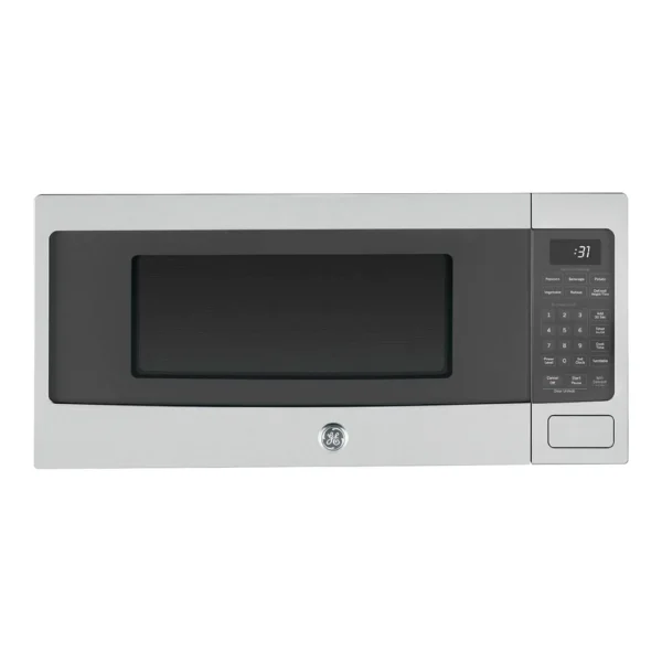 dd183ecf-763f-42d9-9e1e-908edd2317bf.jpg GE Profile - 1.1 Cu. Ft. Countertop Microwave with Sensor Cooking and Built-In Capable Option - Stainless Steel