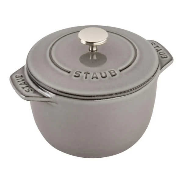 dd8b8bdc-e714-49ae-b6e8-2075b7eaf648.jpg Staub - Cast Iron 0.75-qt Petite French Oven - Graphite Grey