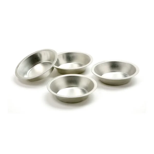 de3f48a2-1776-4b98-8583-8b0d2ad4320d.jpg Norpro - Aluminum Mini Pie Pan, 5-Inch, Set of 4 - Silver