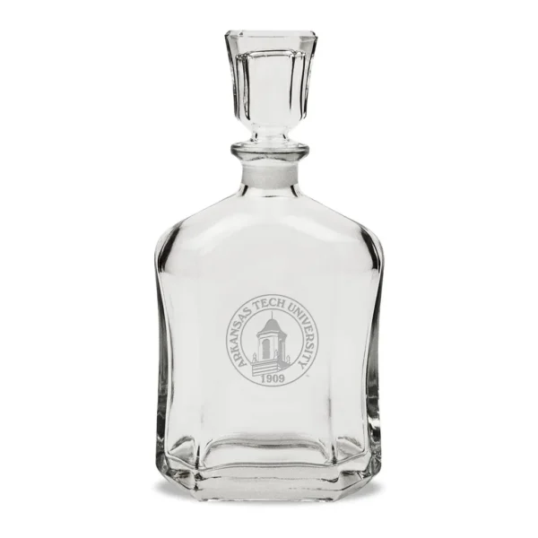 df6bafca-bd29-447d-924a-9aa3d9770ee3.jpg Jardine - Arkansas Tech 23.75oz. Crystal Whisky Decanter - Multicolor