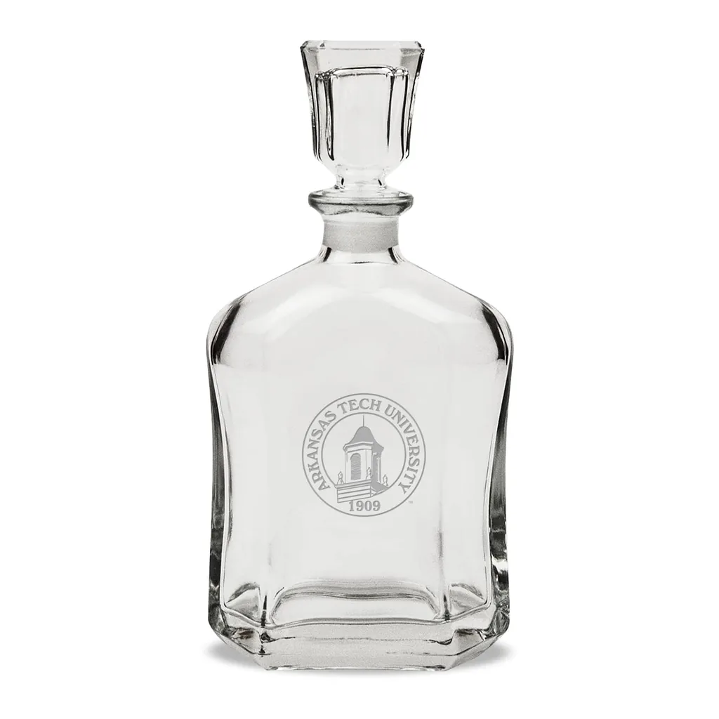df6bafca-bd29-447d-924a-9aa3d9770ee3.jpg Jardine - Arkansas Tech 23.75oz. Crystal Whisky Decanter - Multicolor
