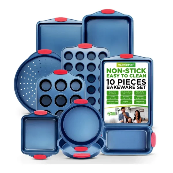 df80786d-d144-4a96-b5f4-1366378fff05.jpg NutriChef - 10-Piece Nonstick Bakeware Set