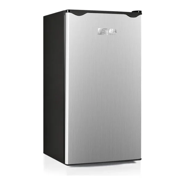 dfea3f3c-4871-4ee0-8170-cb25786cd8f3.jpg OSTBA - Mini Fridge Freezer 3.2Cu.Ft with Adjustable Thermostat - Silver