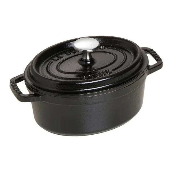 e1202184-8525-489c-9113-529a45936843.jpg Staub - Cast Iron 1-qt Oval Cocotte - Matte Black