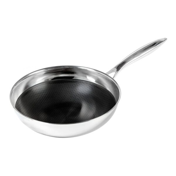 e174aaf1-9b0c-4b7d-8883-fbb7a43a2825.jpg Frieling - Black Cube 9-1/2 Inch 2.5 Quart Stainless/Nonstick Hybrid Chef's Pan - Silver