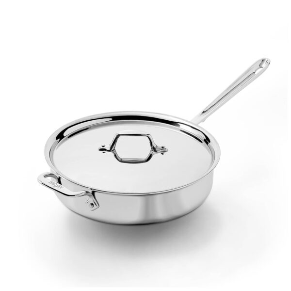 e1f5237b-51a9-498e-ada0-2690fc578699.jpg All Clad - All-Clad 4qt Stainless Steel Saute Pan, 3-Ply Bonded Cookware - Silver