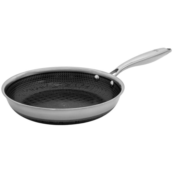 e8fcea97-1704-471b-b491-0f52f0c85e75.jpg Hell's Kitchen - Hybrid 9.5-Inch Fry Pan - Stainless Steel