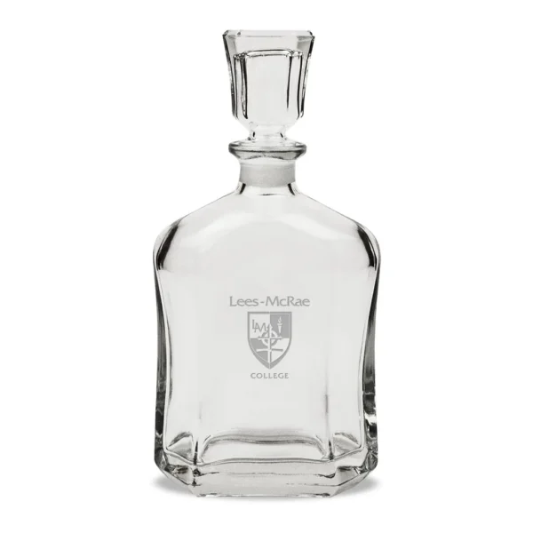 e9c66f32-8349-4dde-b250-dcb8cbfd8add.jpg Jardine - Lees-McRae Bobcats Team Design 23.75oz. Crystal Whiskey Decanter - Multicolor