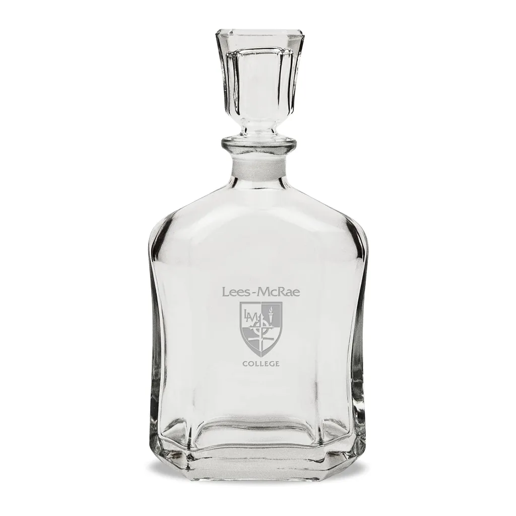 e9c66f32-8349-4dde-b250-dcb8cbfd8add.jpg Jardine - Lees-McRae Bobcats Team Design 23.75oz. Crystal Whiskey Decanter - Multicolor