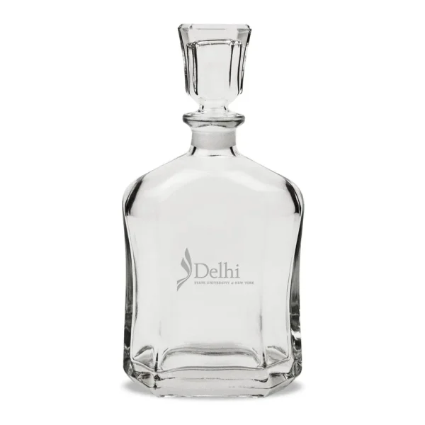 eb3a4551-cff0-463f-bb8a-ffe7610b3584.jpg Jardine - SUNY Delhi Broncos 23.75oz. Crystal Whisky Decanter - Multicolor