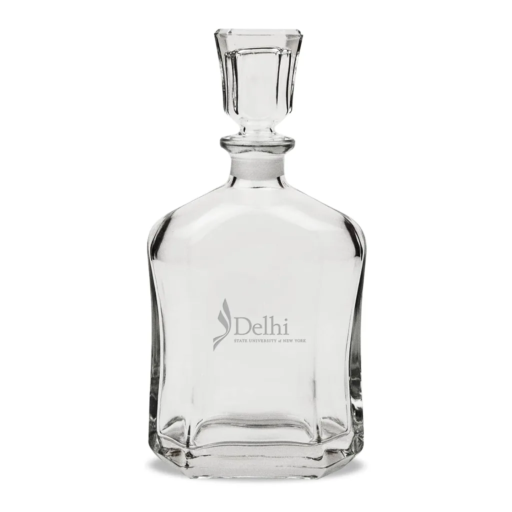 eb3a4551-cff0-463f-bb8a-ffe7610b3584.jpg Jardine - SUNY Delhi Broncos 23.75oz. Crystal Whisky Decanter - Multicolor