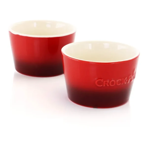 ed52c926-e3d0-4923-b0c2-3072f8b2fdac.jpg Crockpot - Crock Pot Artisan 2 Piece 8 Ounce Stoneware Ramekin Set - Red