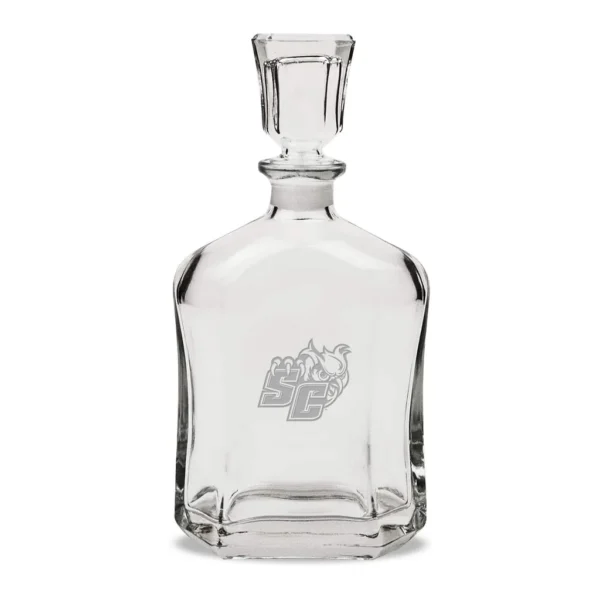 edd322fc-9120-43a3-b302-20af3b743b7e.jpg Jardine - Southern Connecticut State Owls 23.75oz. Crystal Whisky Decanter - Multicolor