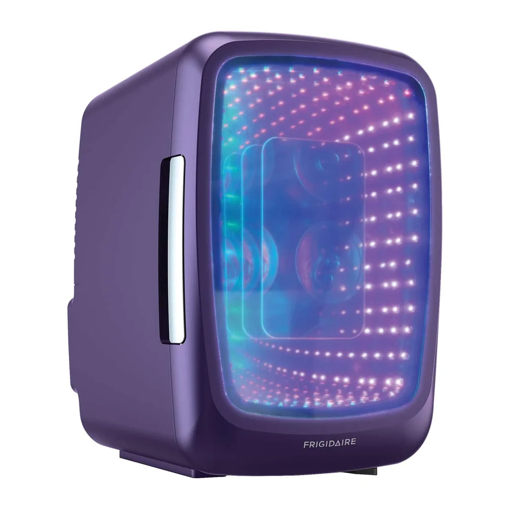 eedd1758-efc2-42d0-8013-fe35cbbd0c4e.jpg Frigidaire - 6-Can Retro Gaming Light-up Portable Beverage Mini Fridge EFMIS179 - Stealth
