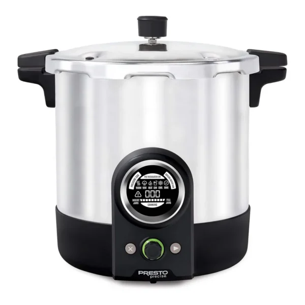 f0be8537-7616-469b-886a-e55bb3477791.jpg Presto 02153 23 Quart Digital Pressure and Water Boiling Canner, LED Digital Display – Black/Silver