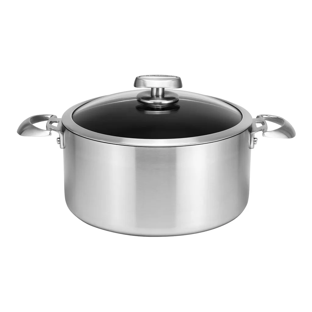 f2df6452-6f92-4424-b1ea-d80160e5d4b1.jpg Scanpan - CS+ 7.5-Quart Covered Dutch Oven, Stainless Steel Nonstick, Induction Ready - Silver