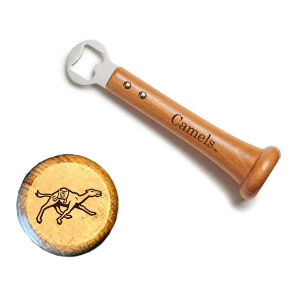 f4c77f9d-fda9-4201-8d1a-148c70ca79f1.jpg Baseball BBQ - Campbell Fighting Camels Pickoff Bottle Opener - Multicolor