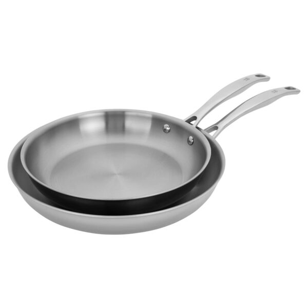 f518d2c8-b152-4a47-9b62-13b126eff6cc.jpg Henckels - Clad H3 2-pc 10-in and 12-in Fry Pan Set - Stainless Steel