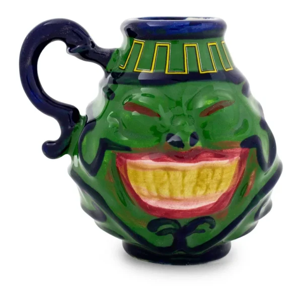f6032841-aa7b-4175-98bc-211278994a30.jpg Surreal Entertainment - Yu-Gi-Oh! Pot Of Greed Sculpted Ceramic Mini Mug | Holds 2 Ounces - Green